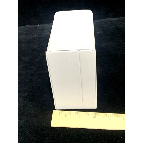 Alpina Watch Box Presentation White Cardboard Case Display Empty With Booklet - Picture 8 of 8